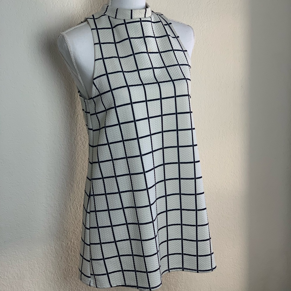 White/Black Dress